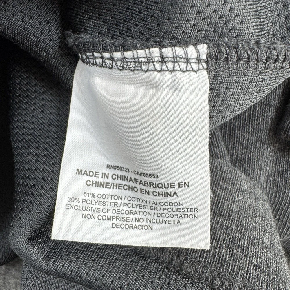 Nike Golf Men's XL Dri-FIT 1/4 Zip Pullover Gray Cotton Blend Long Sleeve